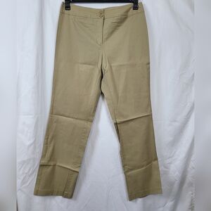 Lane Bryant Women's Tan Straight Leg Career Y2K Dress Pants Size 16 TALL Vintage